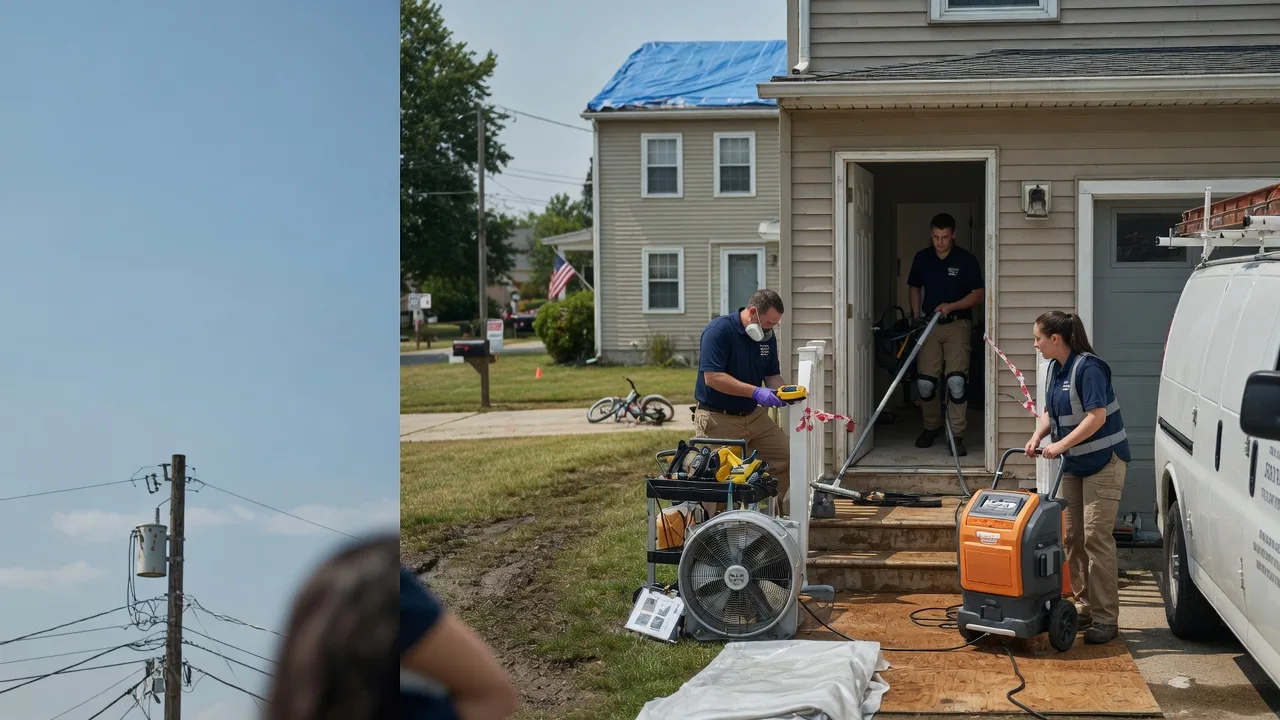 Water Damage Repair in South English, IA near me